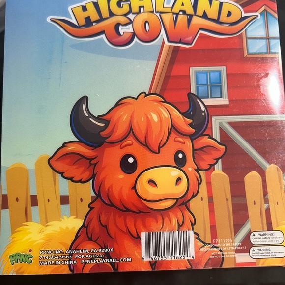Highland Cow Stress Sensory Fidget NEW Squeeze - Picture 3 of 5
